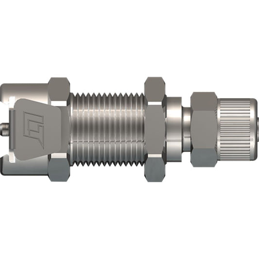 LinkTech 20CB Series Panel Mt. Female, Non-valved, 1/4" PTF, Chrome Brass