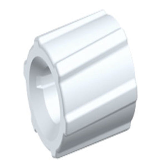 LMSR30 White Nylon Rotating Luer Lock Rings
