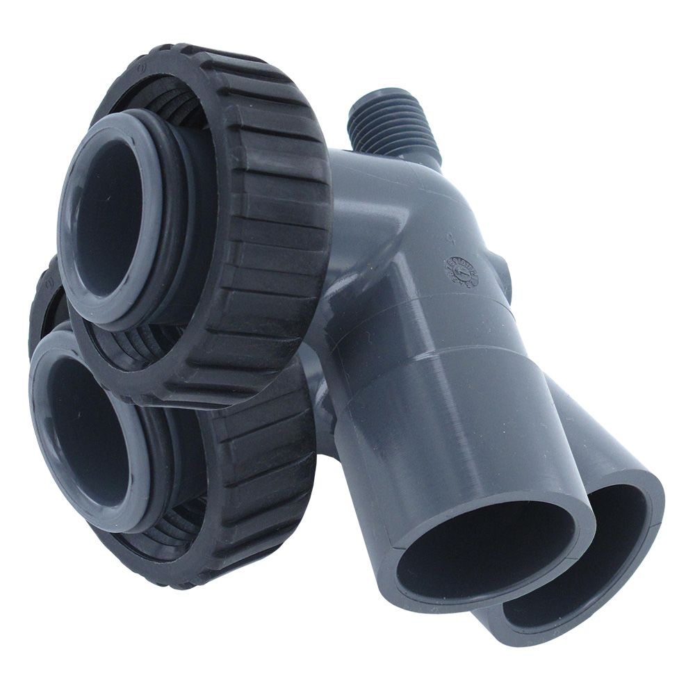Clack WS1 V3007-01 PVC Solvent Elbow 3/4" & 1" Assembly