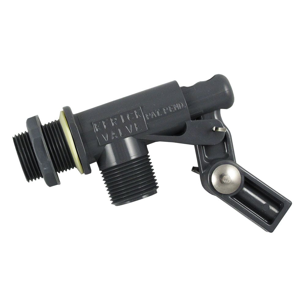 Kerick PT75SS & PT75LS Heavy Duty PVC Float Valves 3/4 MIP With Tank Mount