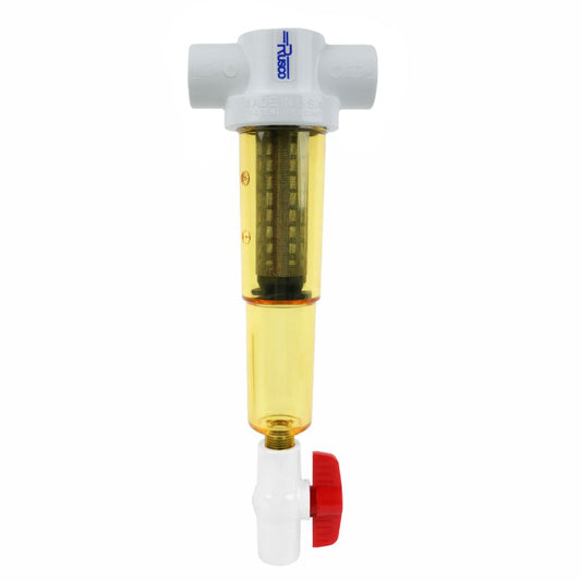 Rusco Chemically Resistant Sediment Trapper Filter T Style 3/4" PE - 24 Mesh [711 micron]