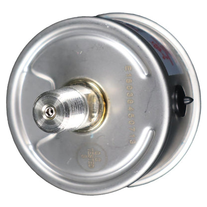 Water Pressure Gauge 300 PSI, 1/4" MPT, 2.5" Plastic Dial, Center Back Uclamp, SS Case