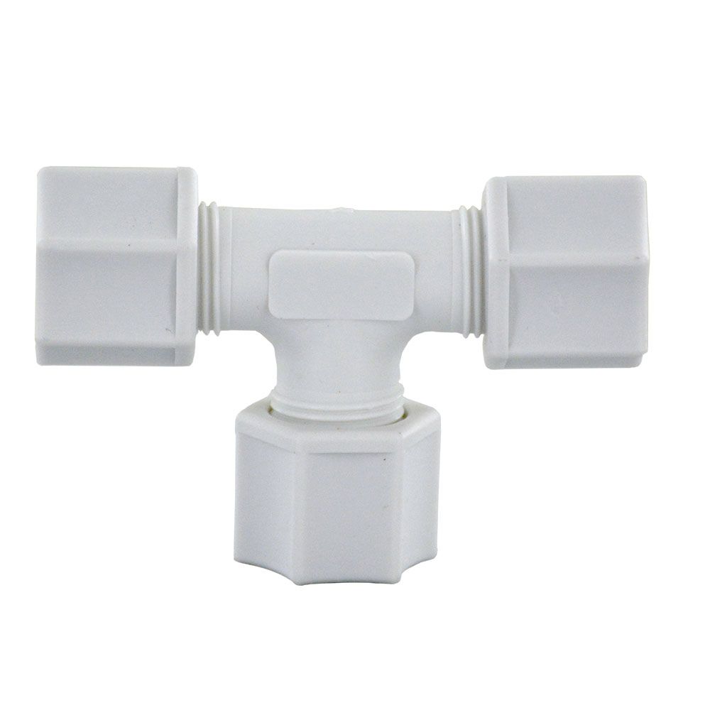 JACO 70-14-P-PG Polypropylene Union Tee 7/8 OD Tube x 7/8 OD Tube x 7/8 OD Tube
