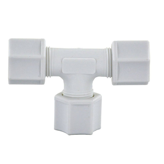 JACO 70-5-N-O Nylon Union Tee 5/16 OD Tube x 5/16 OD Tube x 5/16 OD Tube