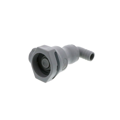 UDC Valved Elbow Hose Barb Coupling Body - 1/2 ID Barb EPDM O-Ring