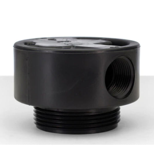 Tank Head for RV Portable Softener, in/out 3/4" NPT 2.5" Thread