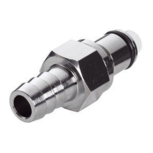 LCD22004 Valved In-Line Hose Barb Coupling Insert 1/4 ID Barb
