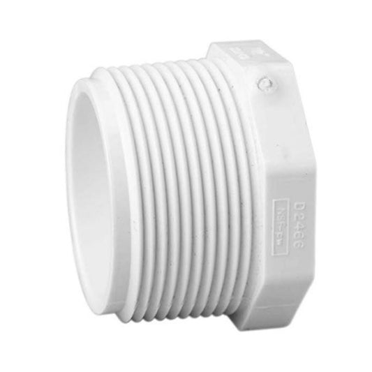 Schedule 40 PVC 1-1/4 Plug MPT