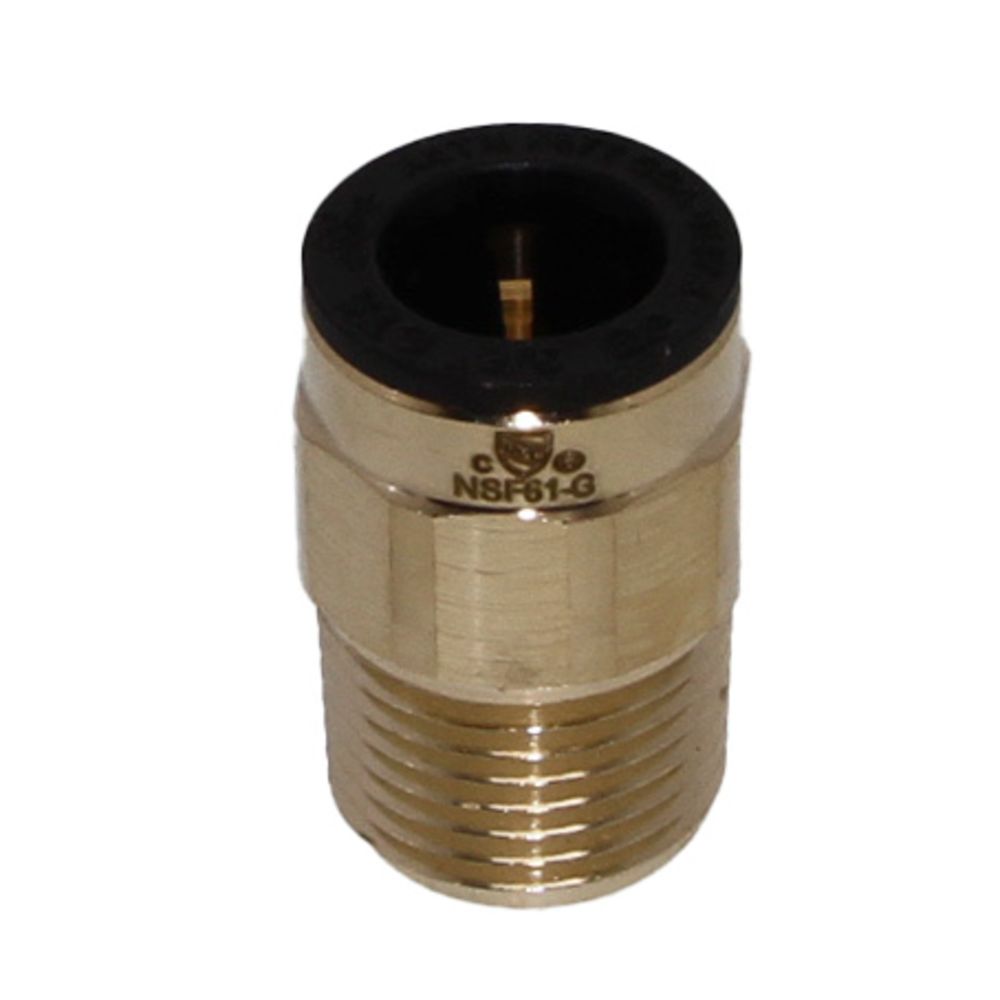 John Guest Lead-Free ProLock Brass Male Connector NPT - 1 CTS x 1 NPT