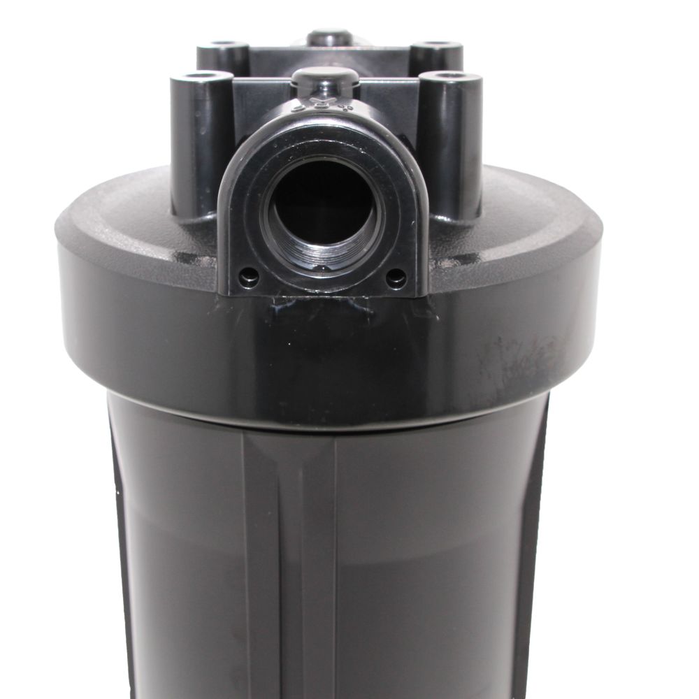 10" Neo-Pure Big Flow  Filter Housing Black Cap/Black Sump 1" without Pressure Relief