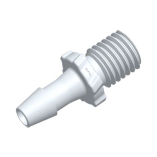 FitQuik Acetal Screw Type Blood Pressure Connector - 5/16 UNF x 5/32 ID Barb