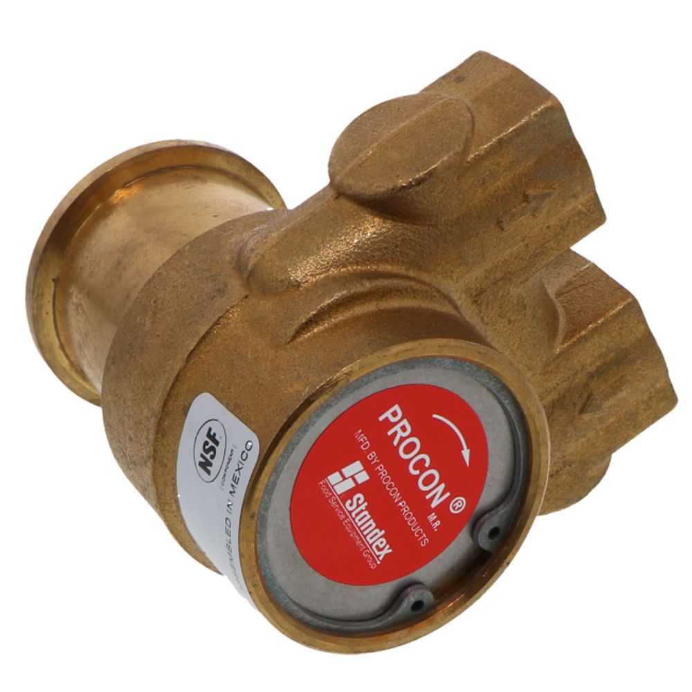 Procon Pump NSF Brass 80 GPH 3/8" NPT w/ .188" Double Flat Drive [Clamp-on]