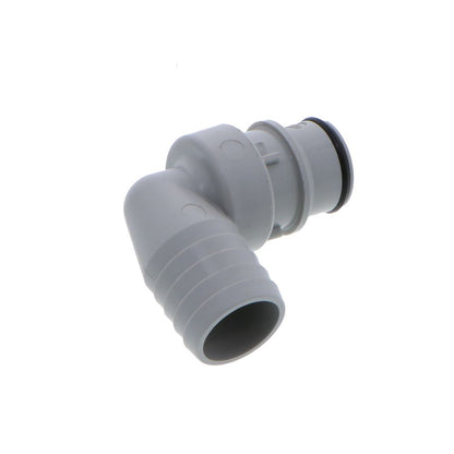 HFCD231212 Valved Elbow Hose Barb Coupling Insert 3/4 ID Barb