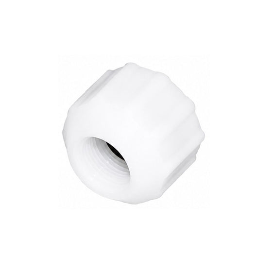 neoFit - Acetal Natural True White F/F Reducer 1/4" x 3/4" Thread BSPP
