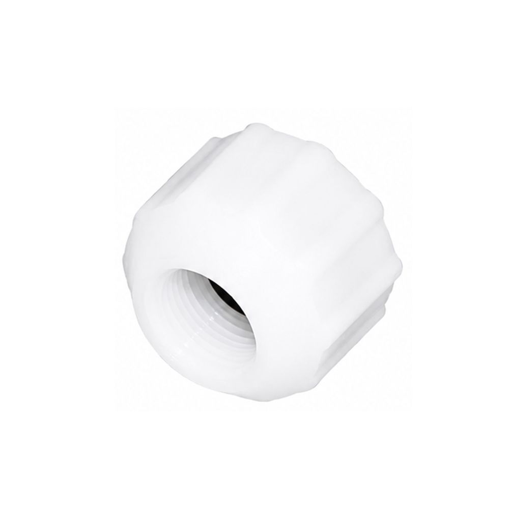 neoFit - Acetal True White F/F Reducer 1/4" x 3/4" Thread BSPP