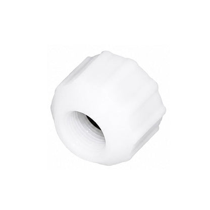 neoFit - Acetal True White F/F Reducer 1/4" x 3/4" Thread BSPP