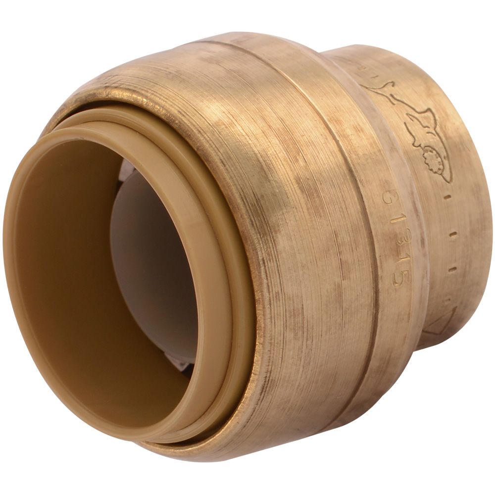 SharkBite® U518LF Lead-Free Brass Push-to-Connect End Stop - 3/4"