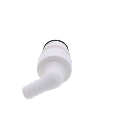HFCD23635 Valved Elbow Hose Barb Coupling Insert 3/8 ID Barb
