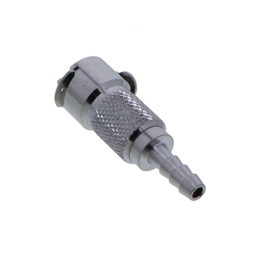 MCD1703V Valved In-Line Hose Barb Coupling Body 3/16" ID Barb FKM [Viton] O-rings