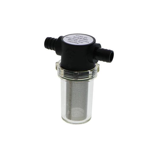 Inline T-Strainer 1/2" HB x 1/2" HB with 50 Mesh SS Filter Screen