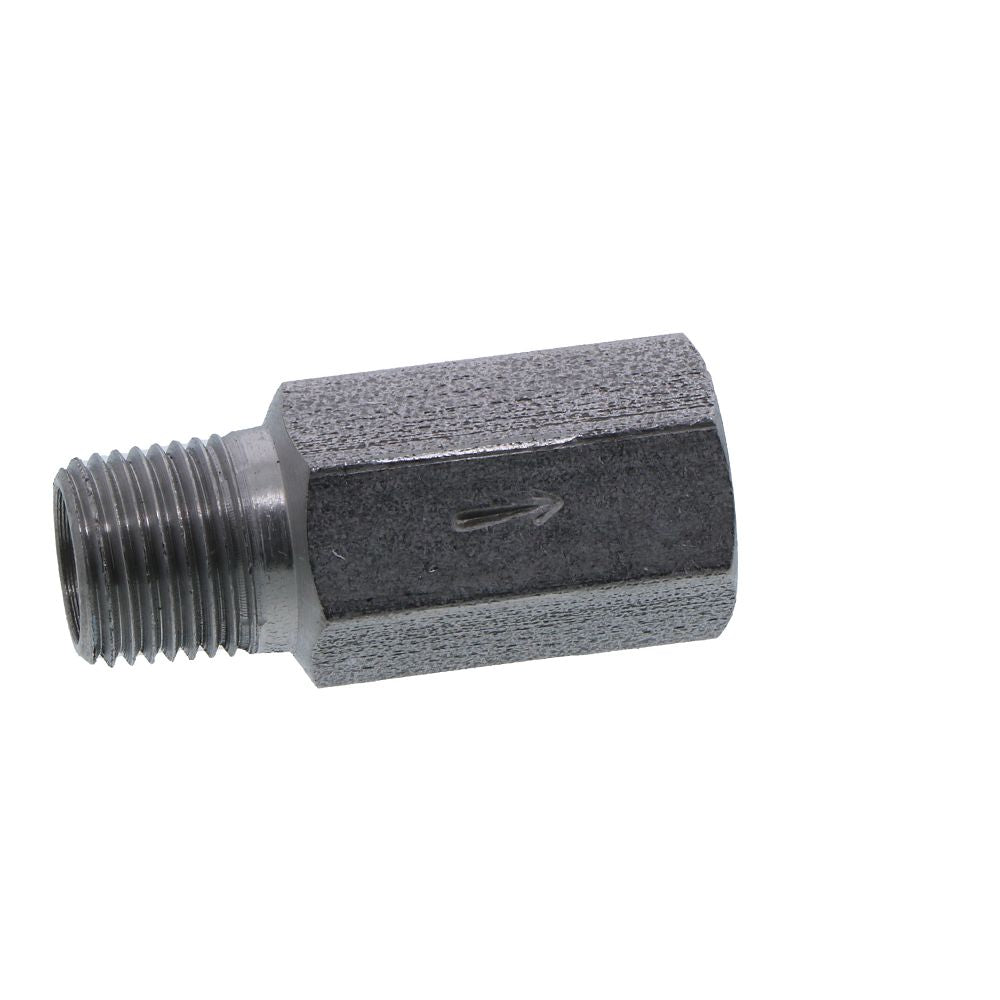 Inline Stainless Steel Check Valve - 1/8 mpt Inlet x 1/8 fpt Outlet