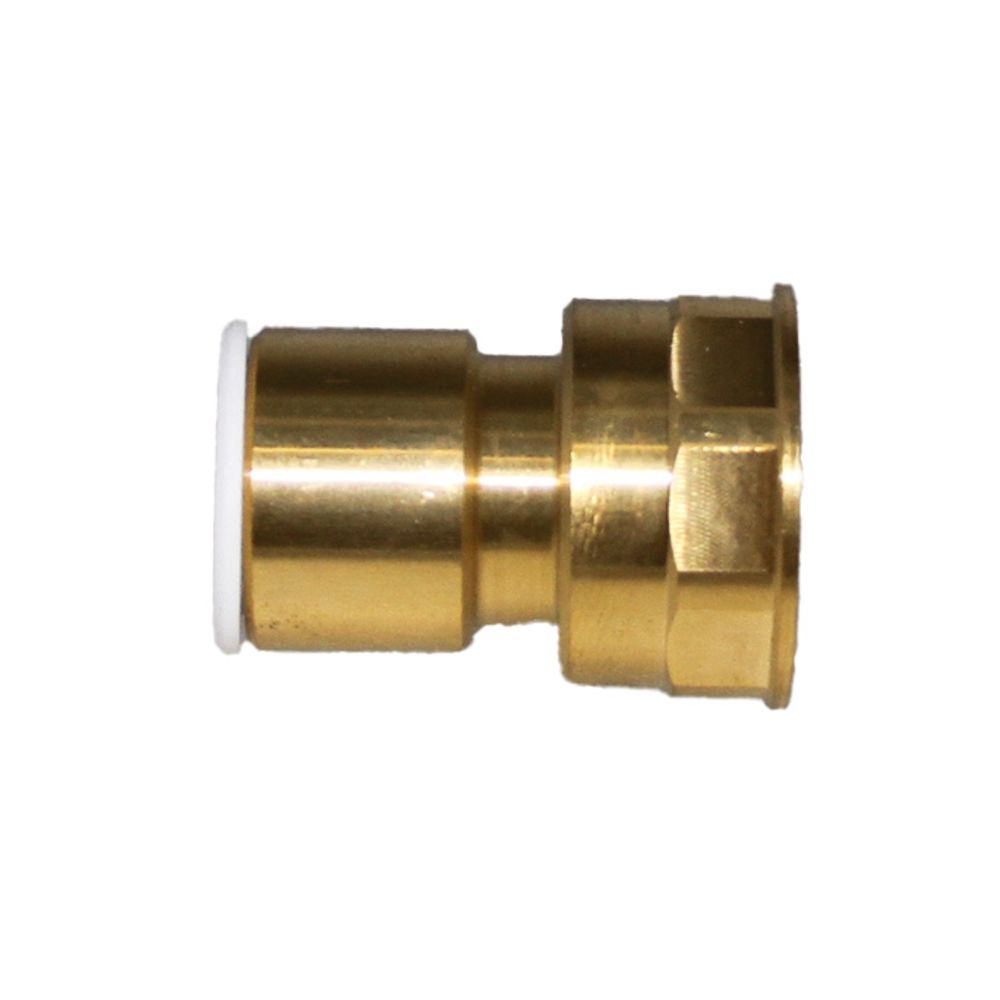John Guest Lead Free Brass Flare Female Connector - 3/8 x 3/8 FFL