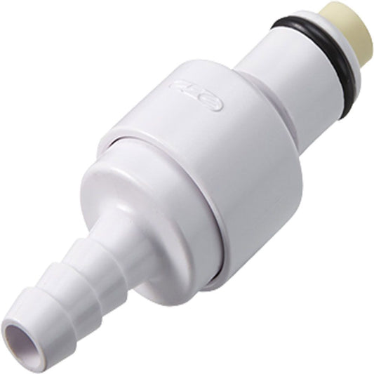PLCD2200606 Valved In-Line Hose Barb Coupling Insert 3/8 ID Barb