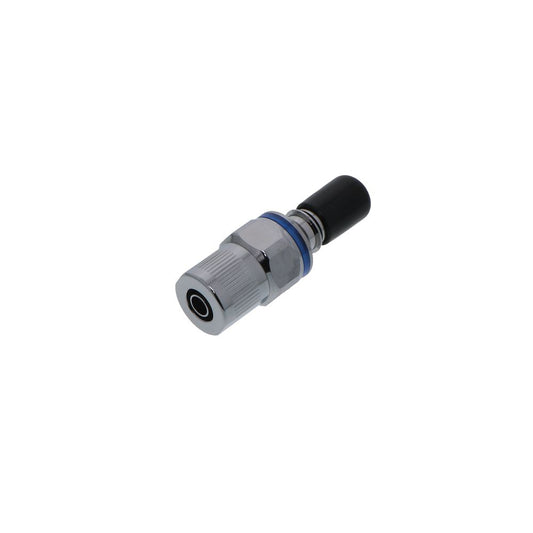 LQ4D20006BLU Valved In-Line 3/8" PTF Liquid Cooling Coupling Insert Cool Blue