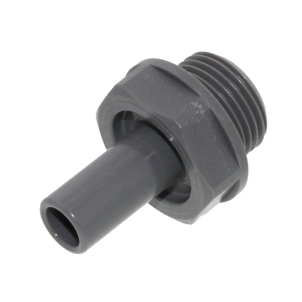 John Guest Stem Adapter BSPT - 1/4 x 1/8  BSPT