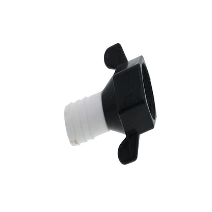 SHURflo 234-2936 Hex Swivel Straight 1/2 FNPT x 5/8 BARB Poly