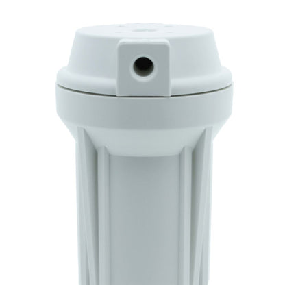 10" Neo-Pure SlimLine Filter Housing White 3/8" No Pressure Relief