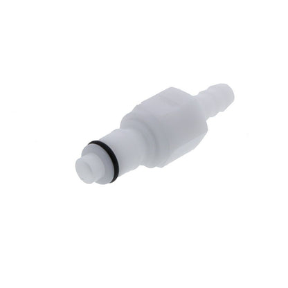 Colder APCD22004 NSF Valved In-Line Hose Barb Coupling Insert 1/4 ID Barb [42600]