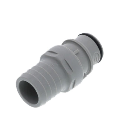 62200 NSF Valved In-Line Hose Barb Coupling Insert 3/4 ID Barb