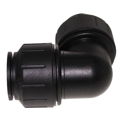 John Guest Black Union Elbow - 1 CTS