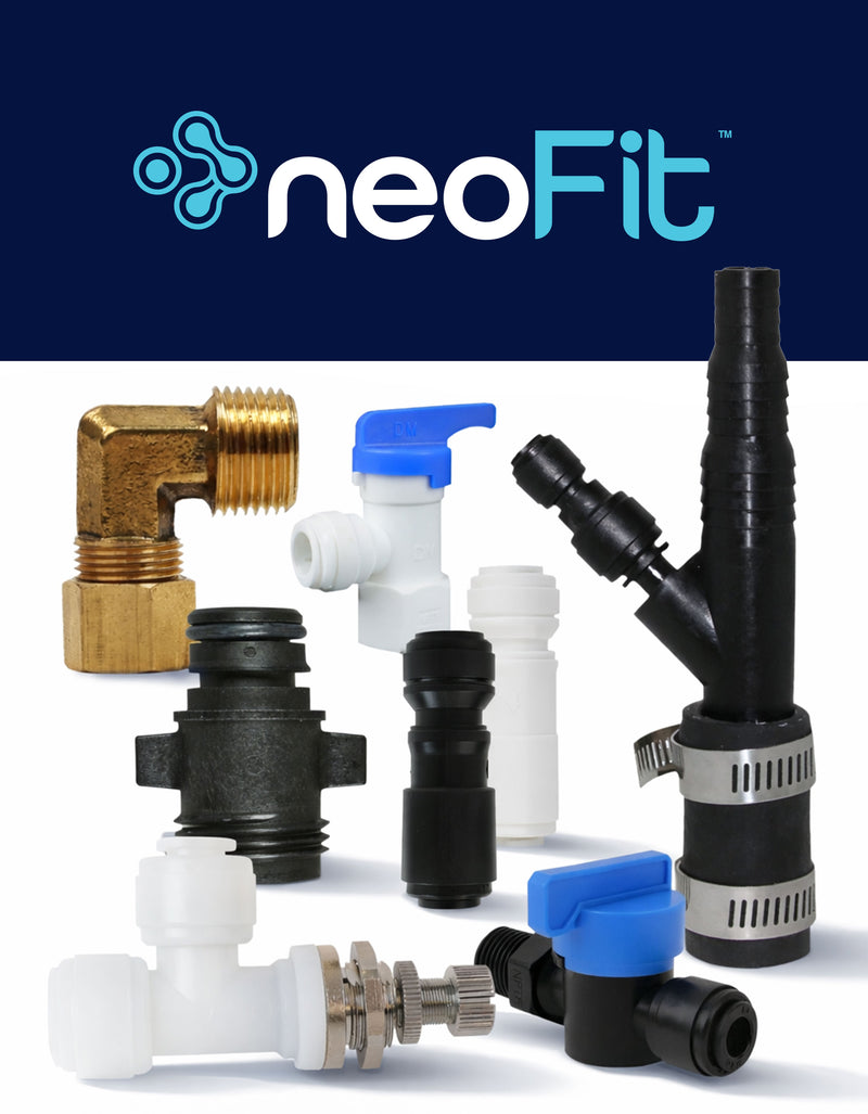 neo™ Fittings, Valves, & Accessories Collection of neoFit plumbing fittings 