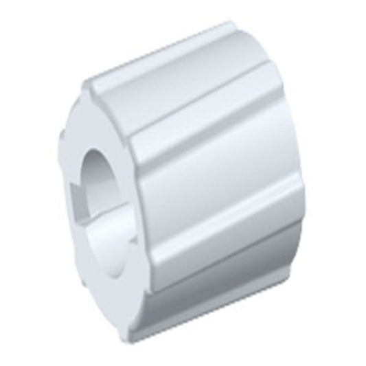 LMSL30 Ring, Stationary luer lock, White Nylon