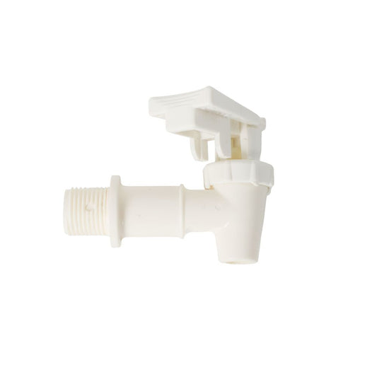 Oasis White Water Cooler Faucet Belled With Male Threads