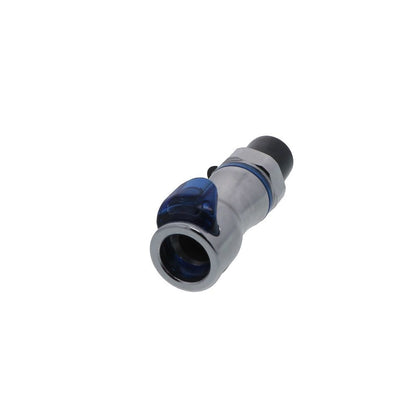 LQ4D10004BLU Valved Pipe Thread Liquid Cooling Coupling Body 1/4 NPT Cool Blue