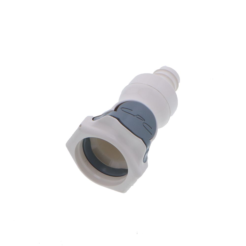 HFCD17835 Valved In-Line Hose Barb Coupling Body 1/2 ID Barb