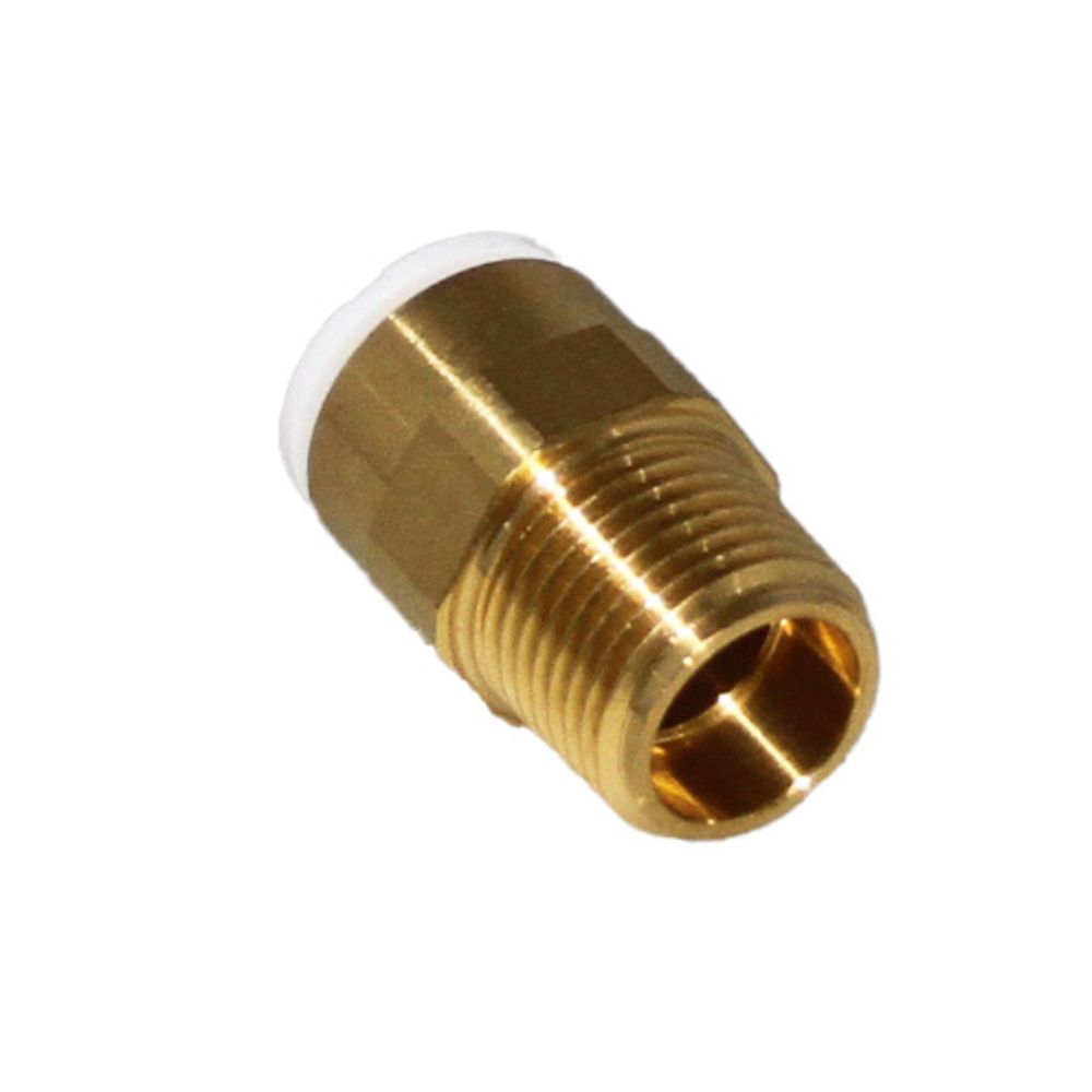 John Guest Lead-Free Brass Male Connector NPT - 1/2 CTS x 1/2 NPT