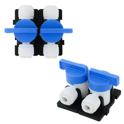 neoFit - Acetal Natural True White Ball Valves 3/8" tube - Bulk Pack [350]