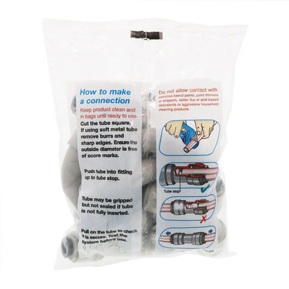 John Guest Superseal Flow Bend Elbow - 5/16 Superseal x 3/8