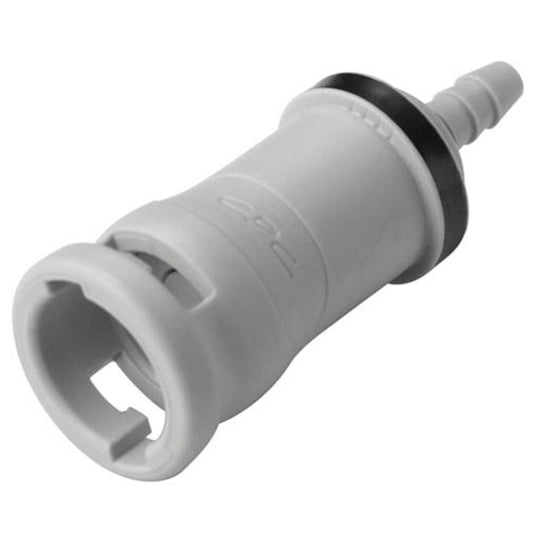 NS2D1702 Valved In-Line Hose Barb Coupling Body 1/8 ID Barb