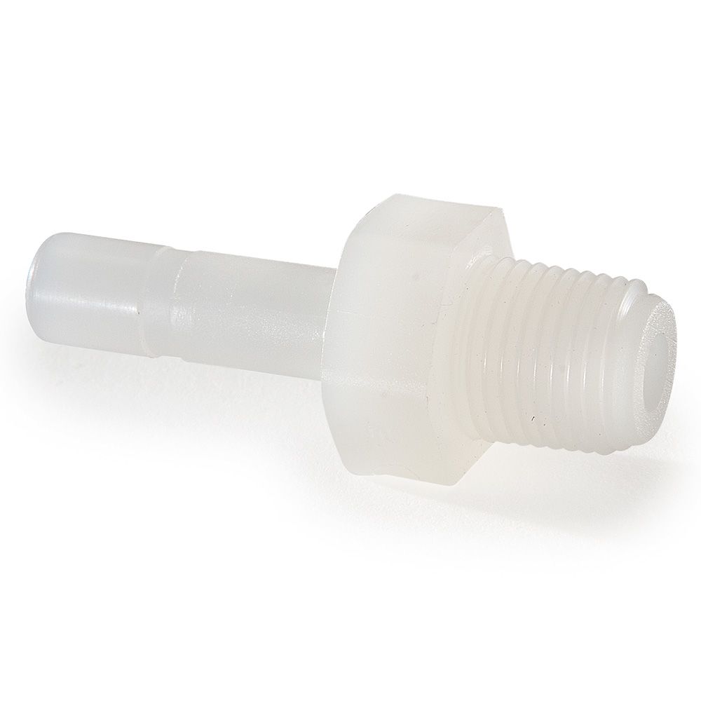 Kynar PVDF Tube Stem Adapter Male - 3/8 x 3/8 NPTF