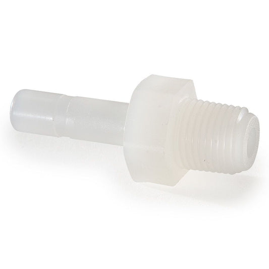 Kynar PVDF Tube Stem Adapter Male - 1/4 x 1/4 NPTF