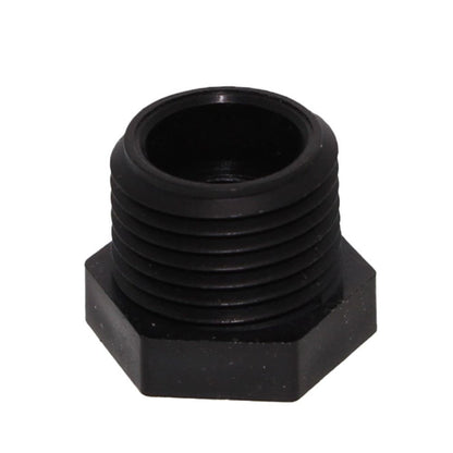 Bushing 1" MNPT x 1/2" FNPT Polypro Black
