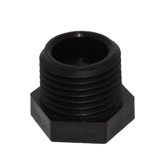 Bushing 1" MNPT x 1/2" FNPT Polypro Black