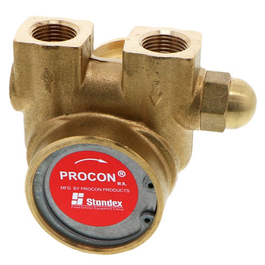 Procon Pump NSF Brass 140 GPH 3/8" NPT - 130 psi PRV w/ .188" Double Flat Drive [Clamp-on]