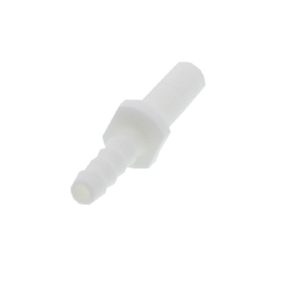 DMfit Stem Barb Straight Connector - 1/4 OD Stem x 3/16 ID Barb