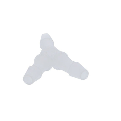 FitQuik Polypropylene Union Y Barb Fitting - 1/4 ID x 1/4 ID x 1/4 ID